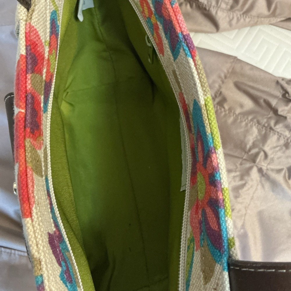 Liz Claiborne Purse Floral Heritage Mosaic New - Picture 6 of 8